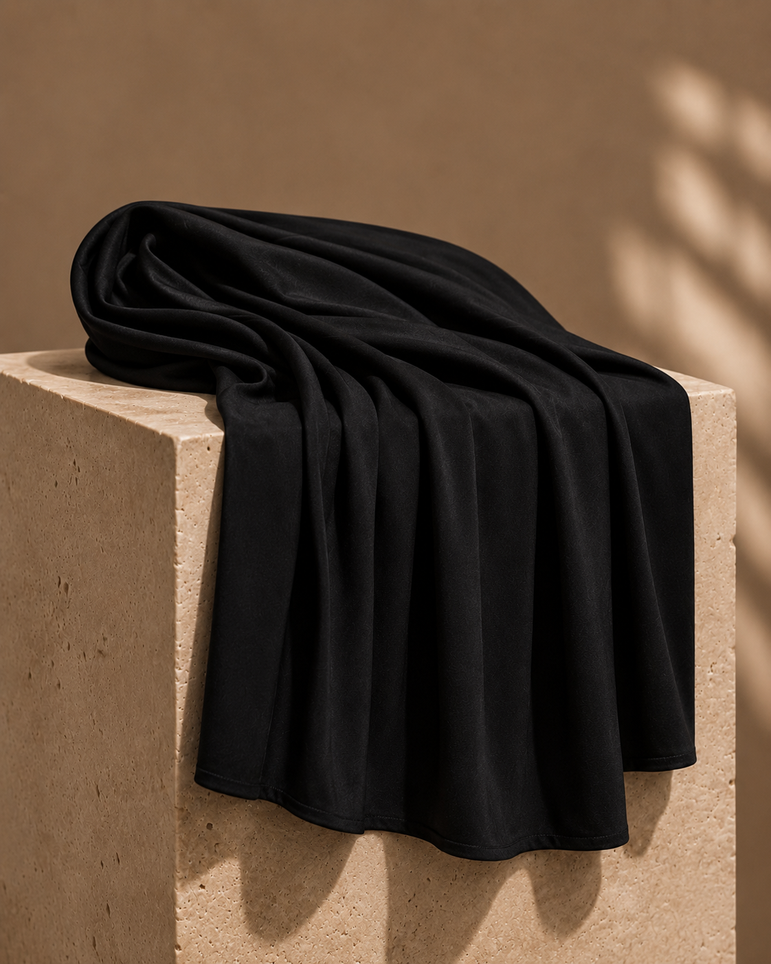 Liquid Jersey Hijab - Onix black