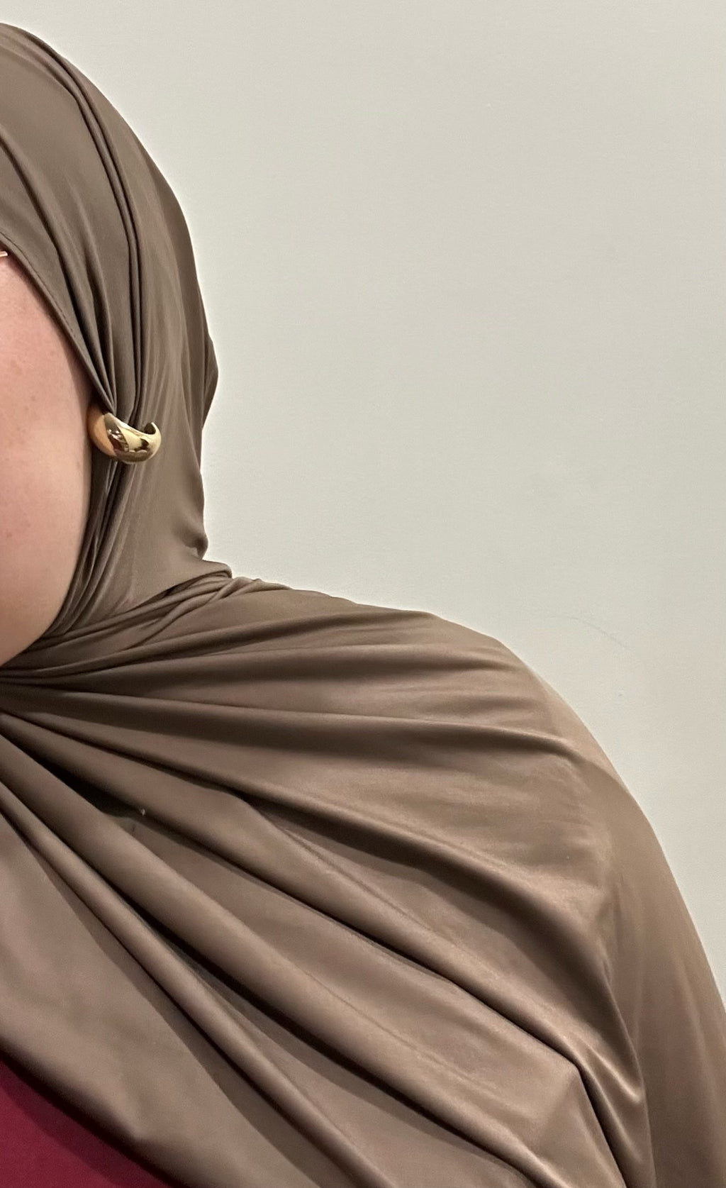 Liquid Jersey Hijab - Cinnamon